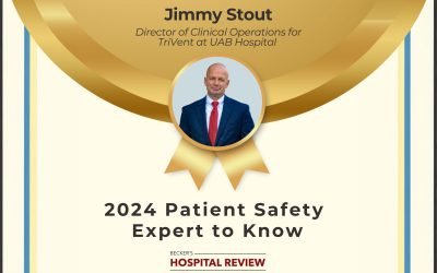 TriVent’s Director of Clinical Operations Jimmy Stout Named Among Becker’s Hospital Review 2024 Patient Safety Experts